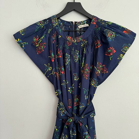 Ulla Johnson Coralie Wide Leg Jumpsuit in Midnight Floral Print - Picture 5 of 16